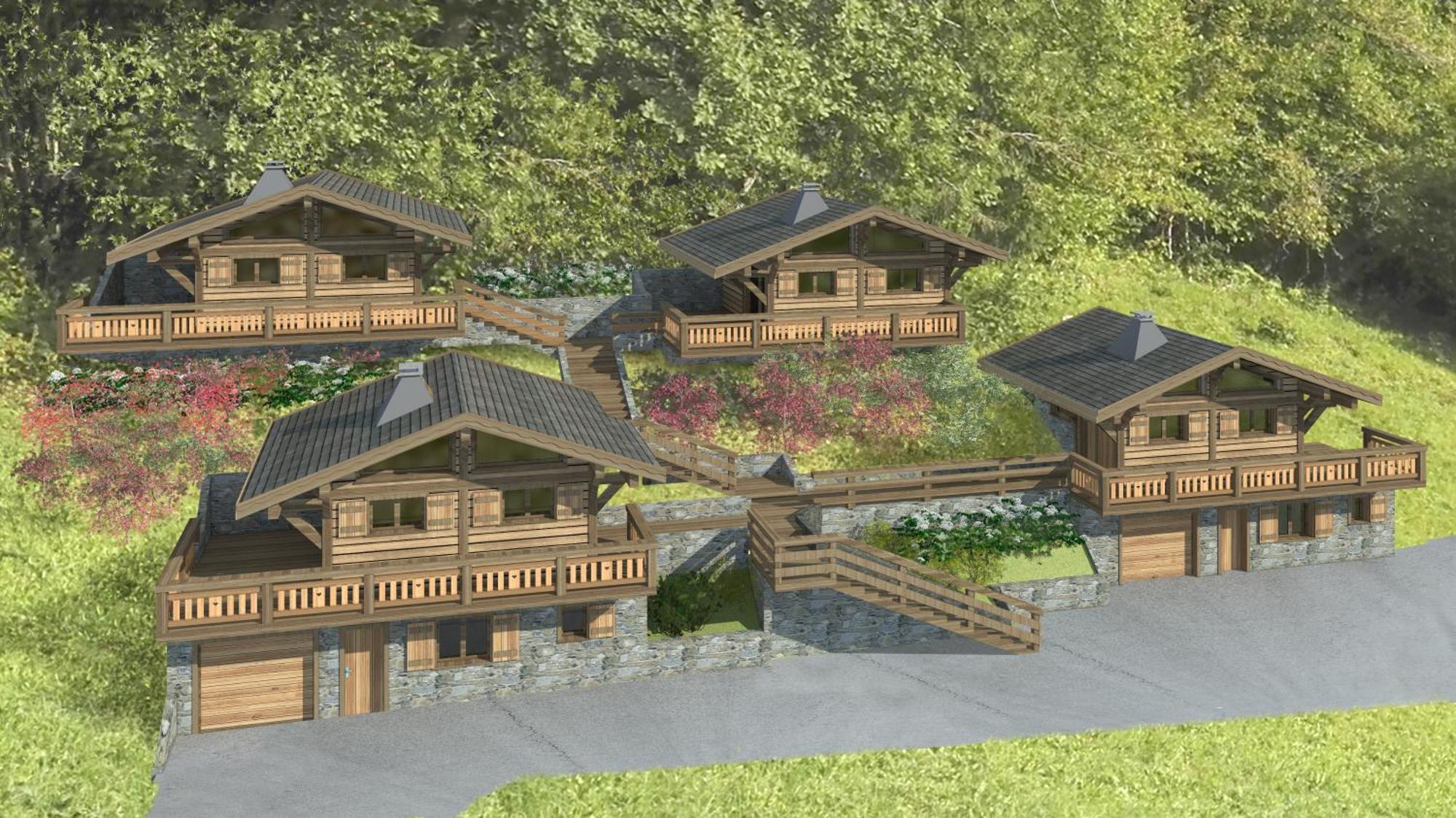 Savoya Lodges Chatel Bagian luar foto