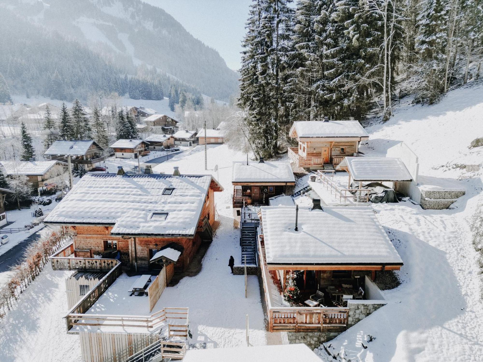 Savoya Lodges Chatel Bagian luar foto