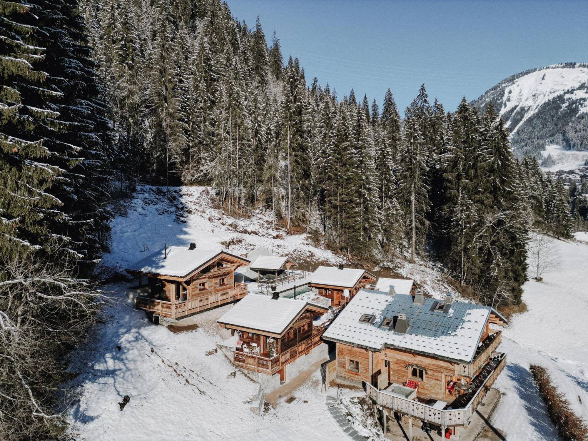 Savoya Lodges Chatel Bagian luar foto